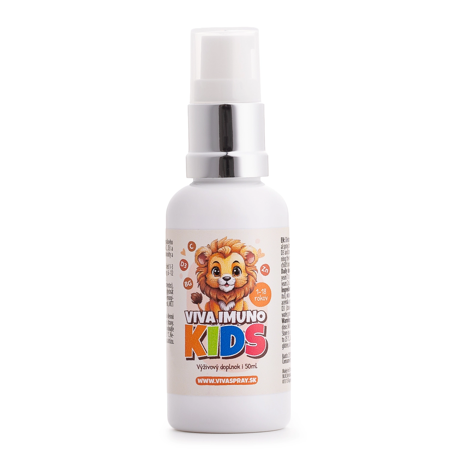 VIVA IMUNO Kids – sprej na podporu imunity pre deti od 1 roka 50 ml