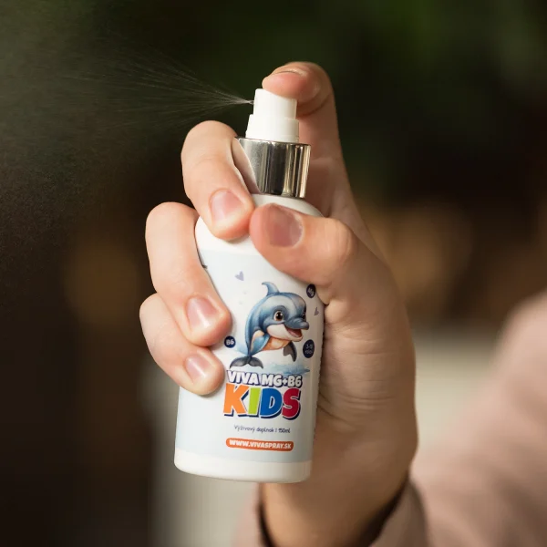VIVA MG + B6 Kids – sprej s horčíkom a vitamínom B6 detail