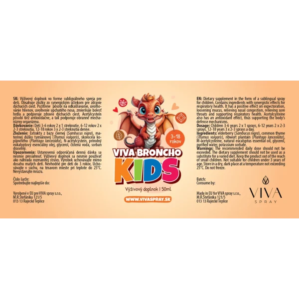 VIVA Spray Kids obal na sprej Broncho
